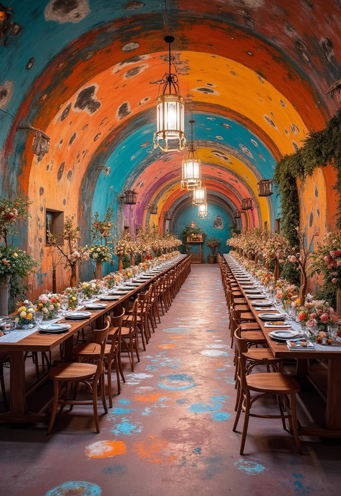 27 Wedding Theme Ideas That Match Every Couple’s Style - 7. Artistic Celebration