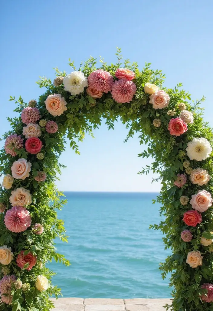 28 Bridal Party Entrance Ideas That Wow the Crowd - 1. Floral Archways