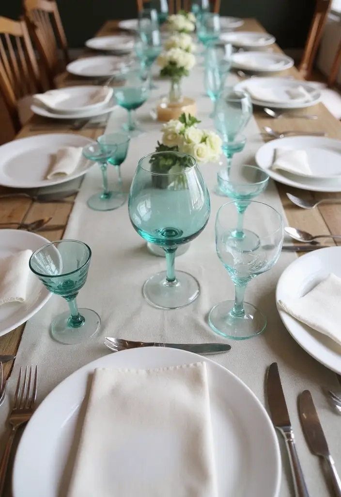 28 Bridal Party Table Ideas That Look Polished and Perfect - 10. Recycled Glassware