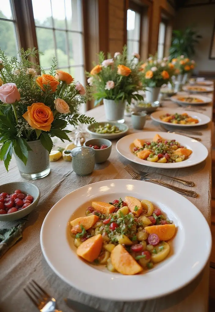 28 Bridal Party Table Ideas That Look Polished and Perfect - 19. Seasonal Fruit Garnishes