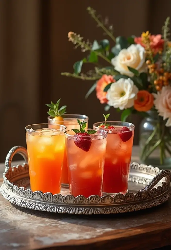 28 Eco-Friendly Indian Wedding Tray Ideas That Look Beautiful - 13. Vintage Silver-Plated Trays