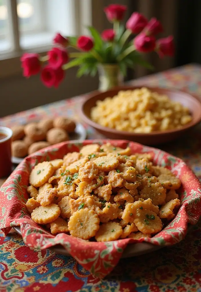 28 Eco-Friendly Indian Wedding Tray Ideas That Look Beautiful - 17. Festive Cloth Trays