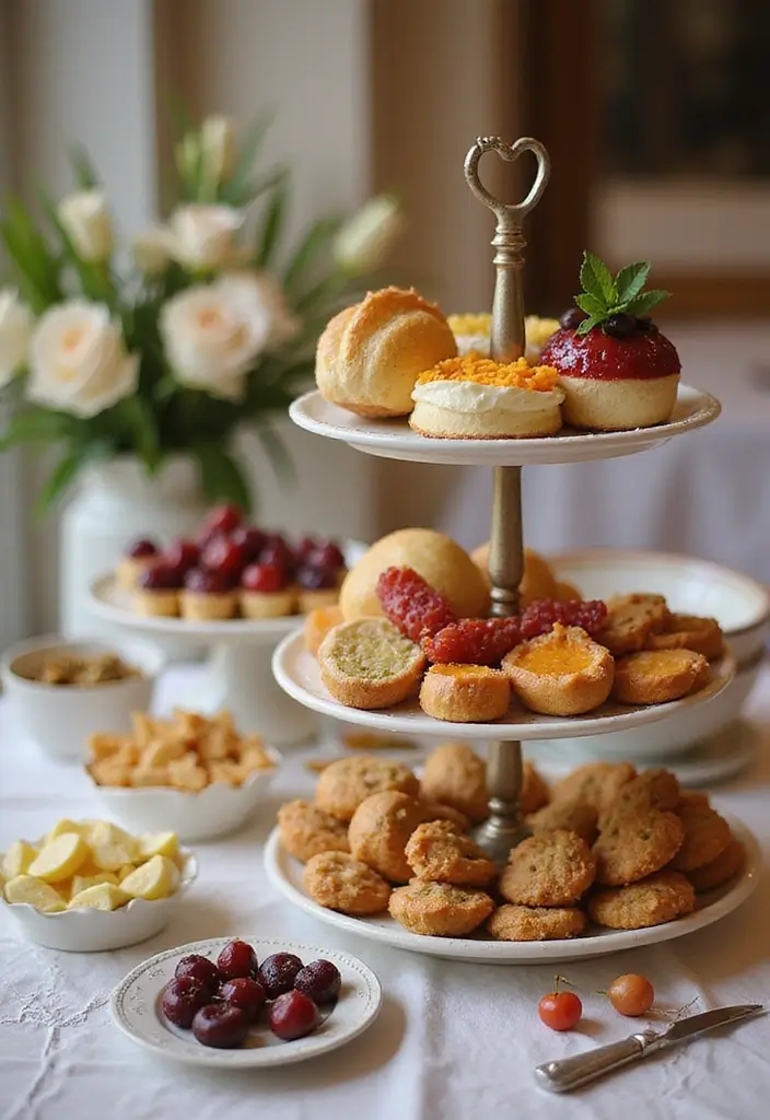 28 Eco-Friendly Indian Wedding Tray Ideas That Look Beautiful - 23. Multi-Tiered Display Trays