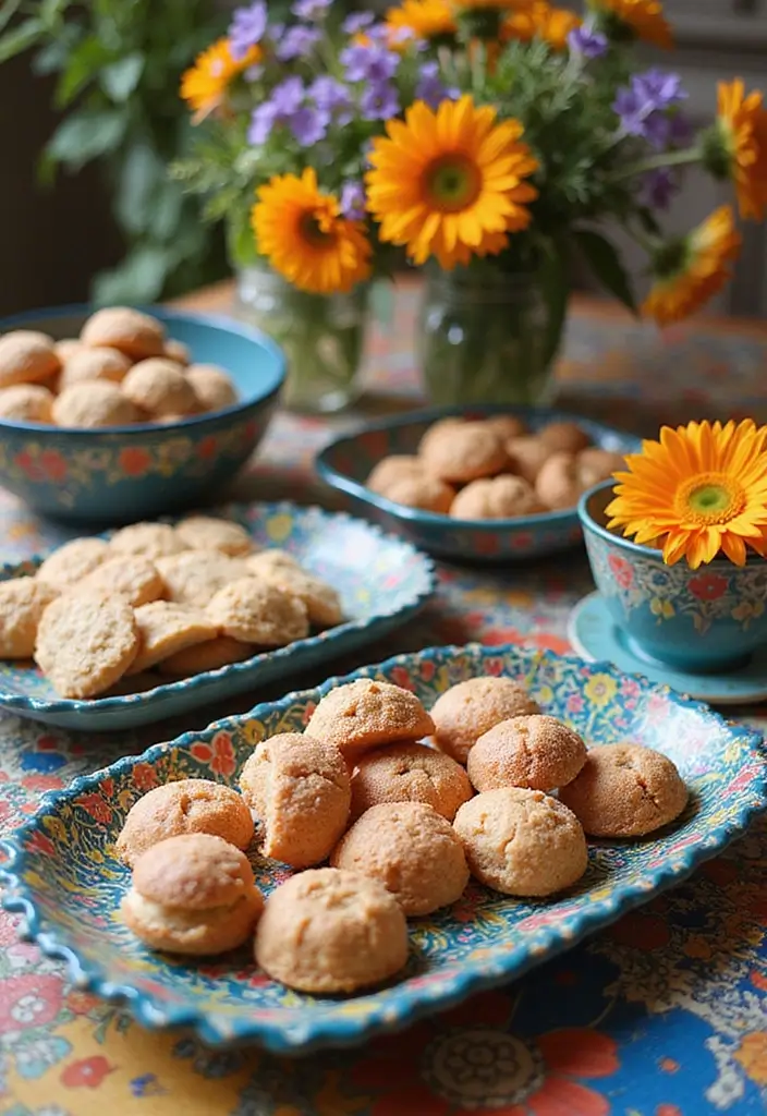 28 Eco-Friendly Indian Wedding Tray Ideas That Look Beautiful - 9. Colorful Ceramic Trays