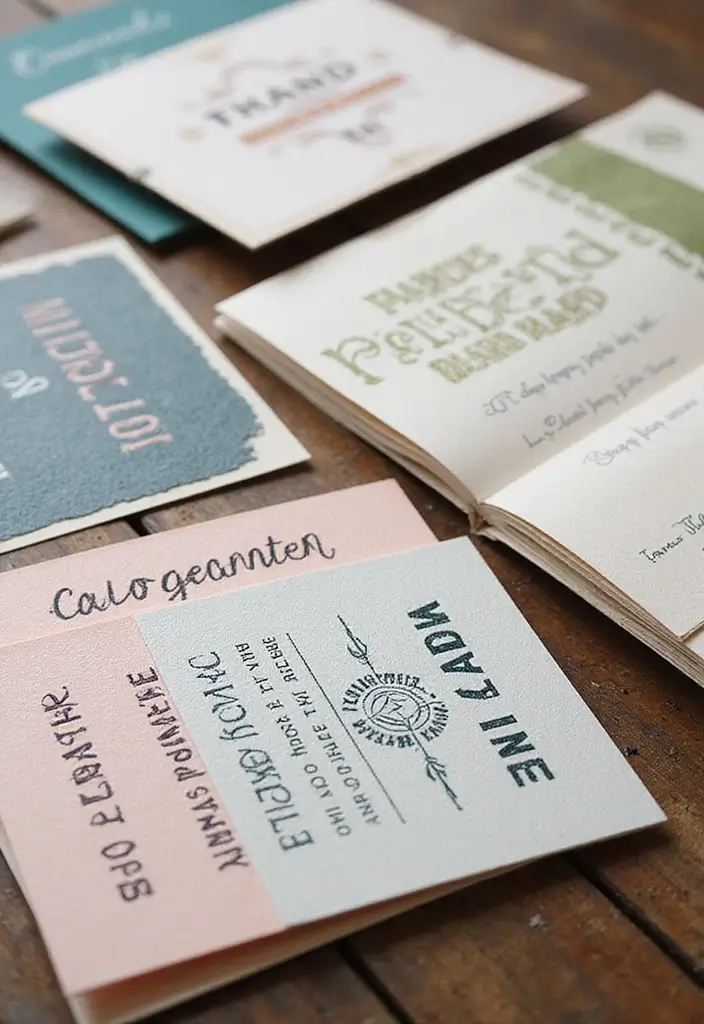 28 Engagement Card Ideas That Feel Personal - 10. Letterpress Cards