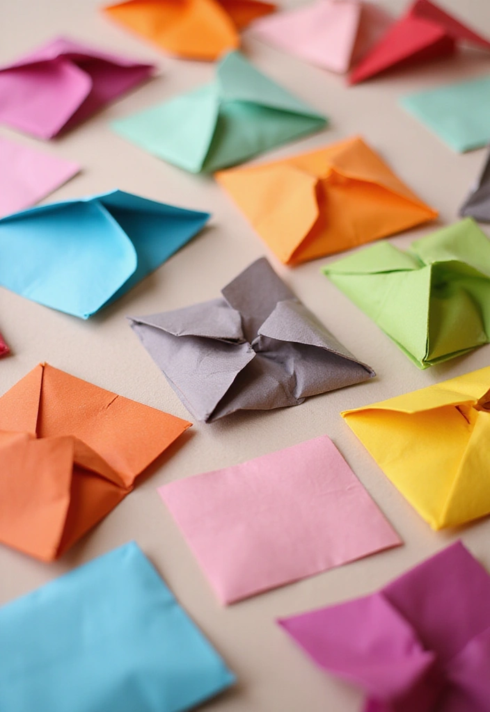 28 Engagement Card Ideas That Feel Personal - 11. Origami Cards