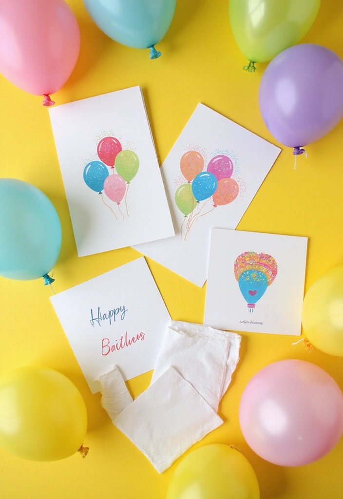 28 Engagement Card Ideas That Feel Personal - 27. Eco-Friendly Balloon Cards