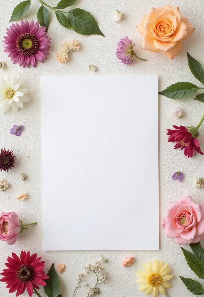 28 Engagement Card Ideas That Feel Personal - 7. Floral Pressed Cards