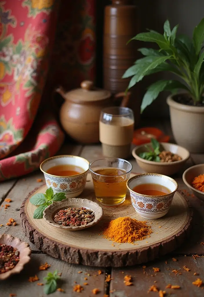 28 Engagement Decoration Ideas Indian Style That Sparkle - 15. Masala Tea Station