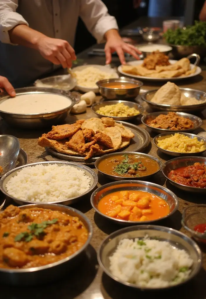 28 Engagement Decoration Ideas Indian Style That Sparkle - 25. Interactive Food Stations