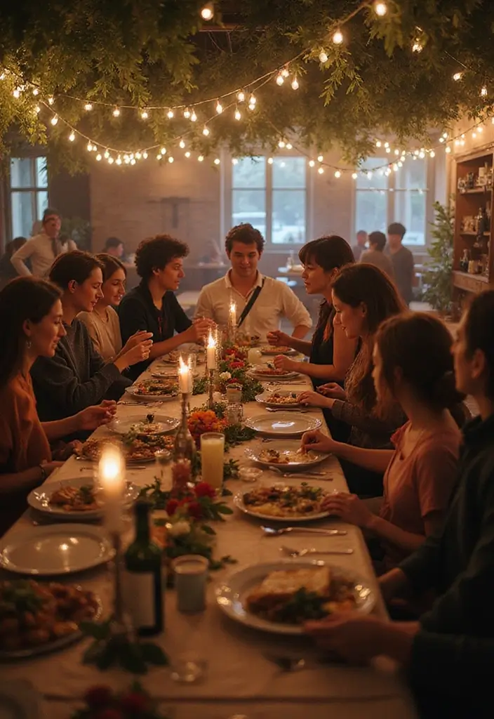 28 Engagement Decoration Ideas Indian Style That Sparkle - 28. Community Involvement