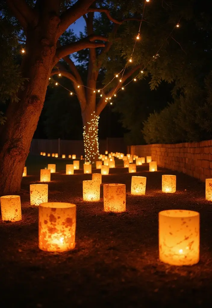 28 Engagement Decoration Ideas Indian Style That Sparkle - 8. Lanterns Made from Recycled Materials