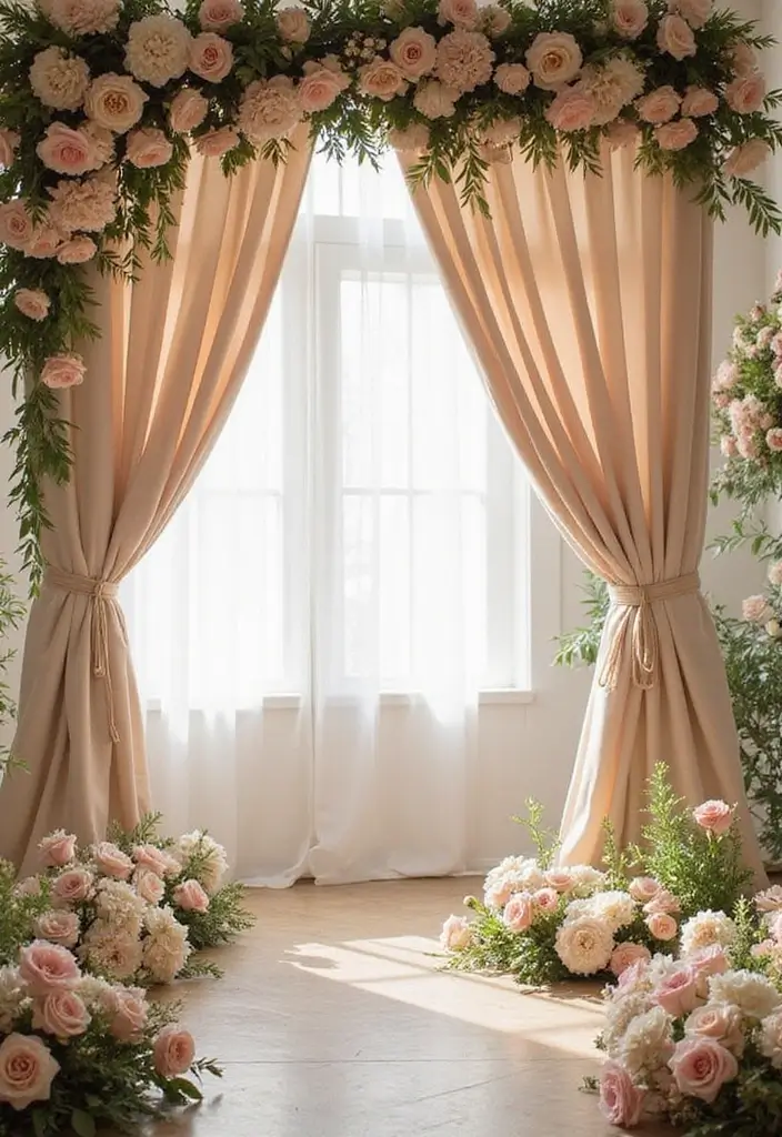 28 Fairy Garden Wedding Ideas That Feel Enchanted - 11. Dreamy Backdrops