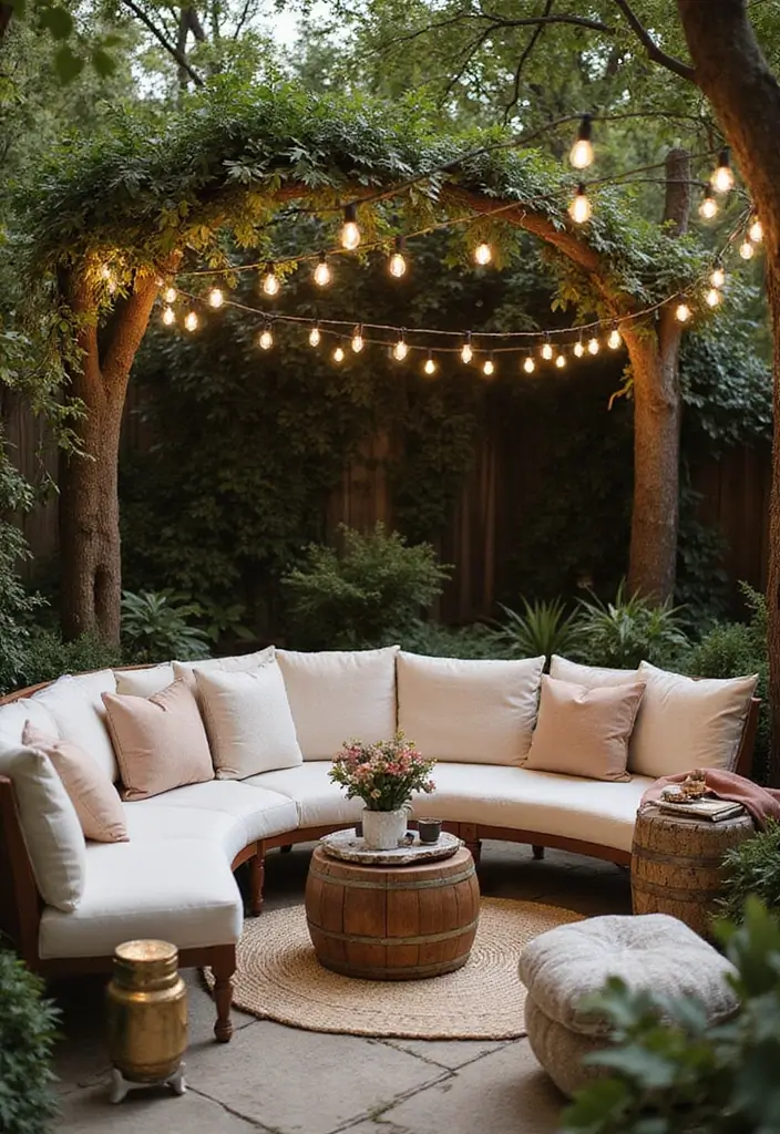 28 Fairy Garden Wedding Ideas That Feel Enchanted - 14. Scenic Lounge Areas