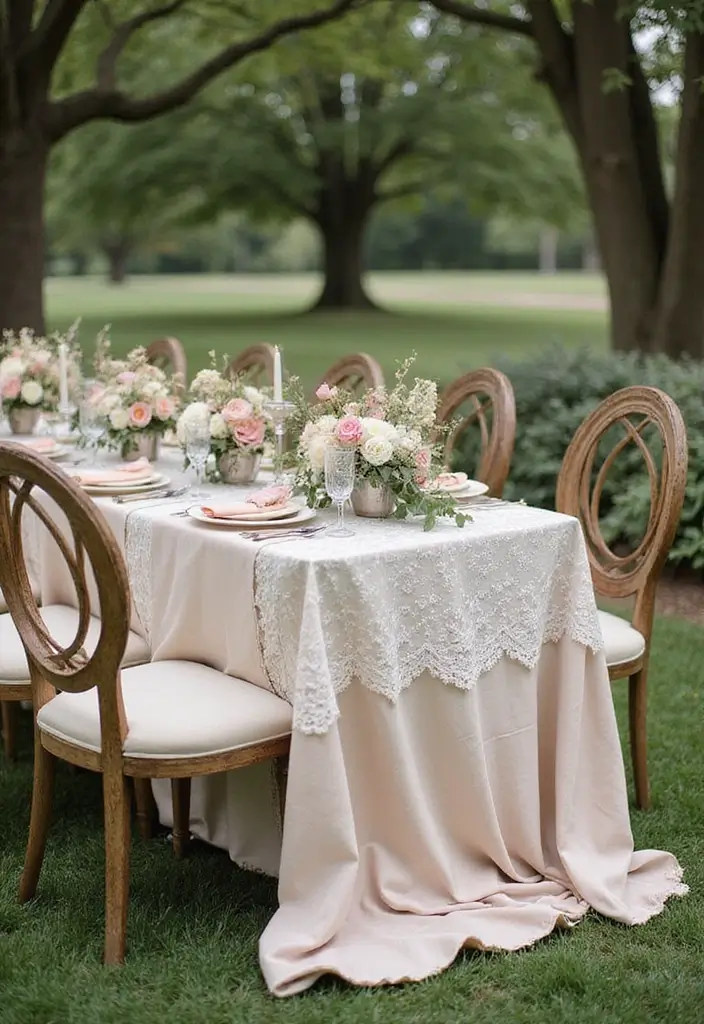 28 Fairy Garden Wedding Ideas That Feel Enchanted - 22. Captivating Table Linens