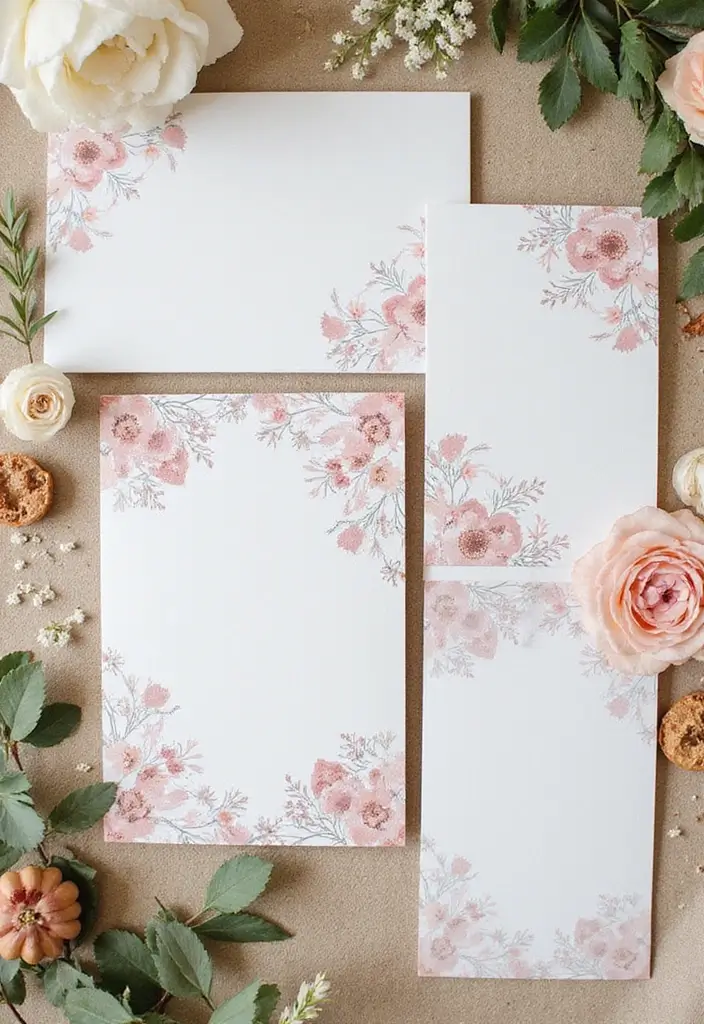 28 Fairy Garden Wedding Ideas That Feel Enchanted - 4. Nature-Inspired Invitations