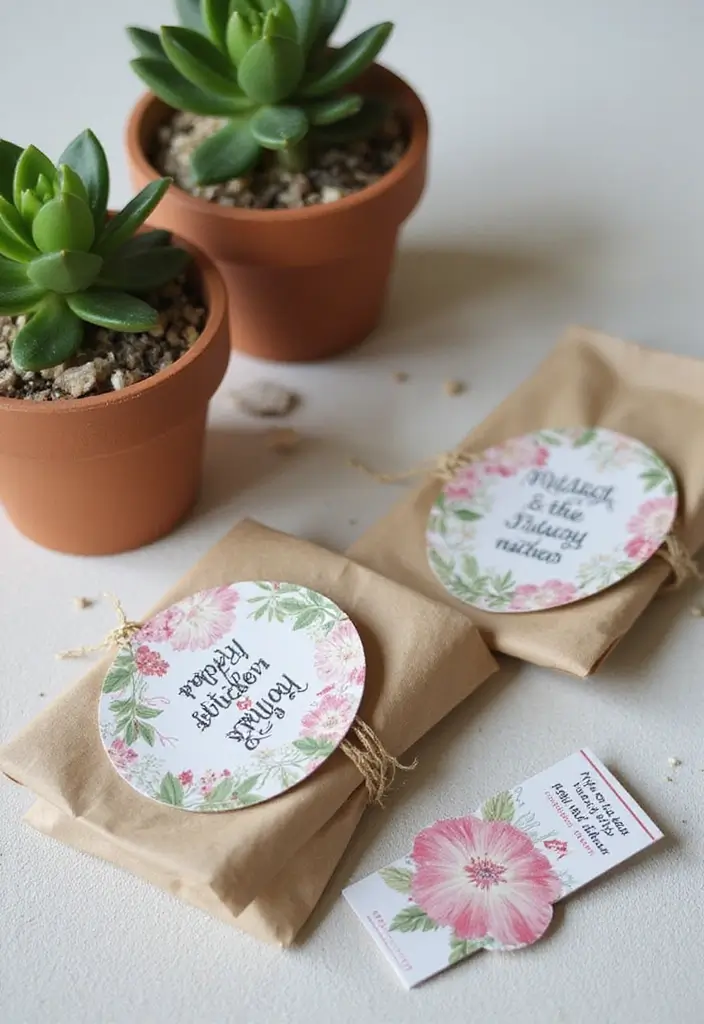 28 Fairy Garden Wedding Ideas That Feel Enchanted - 9. Charming Wedding Favors