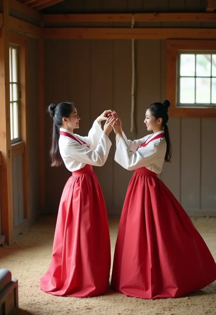 28 Korean Prenup Photoshoot Ideas That Feel Cinematic - 12. Rustic Barn Vibes