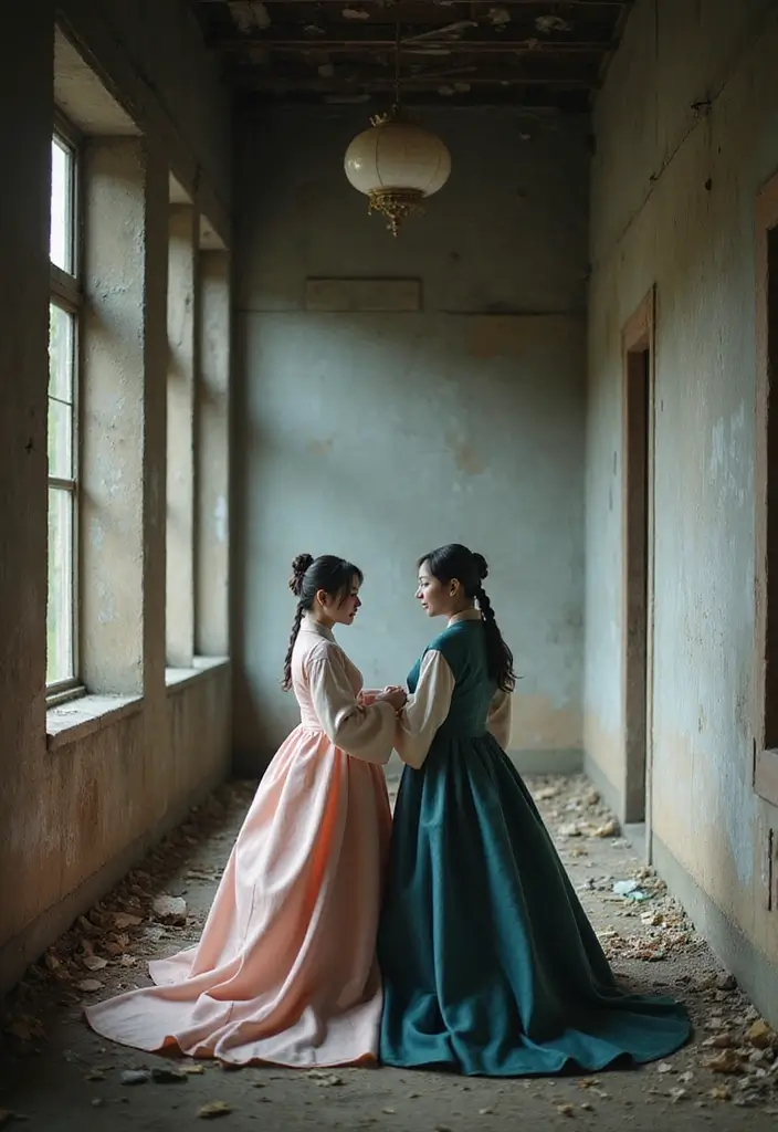 28 Korean Prenup Photoshoot Ideas That Feel Cinematic - 24. Abandoned Places
