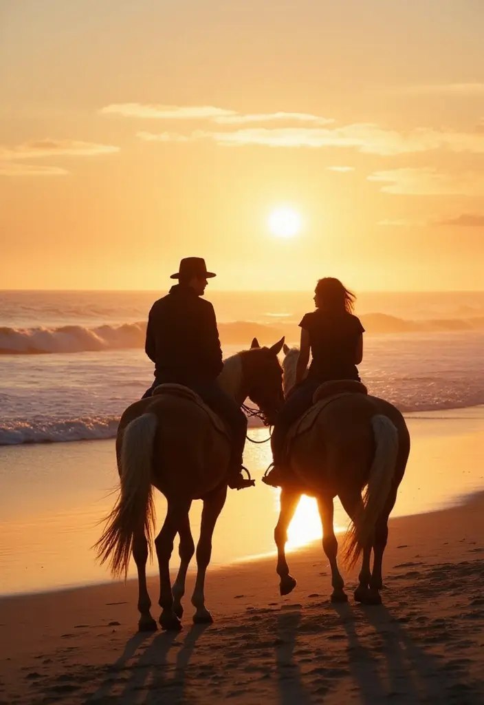 28 Outdoor Proposal Ideas That Take Her Breath Away - 10. Seaside Horseback Ride