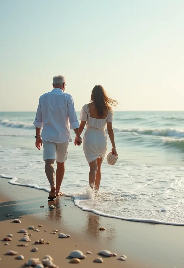 28 Outdoor Proposal Ideas That Take Her Breath Away - 16. Beachcombing for Treasure