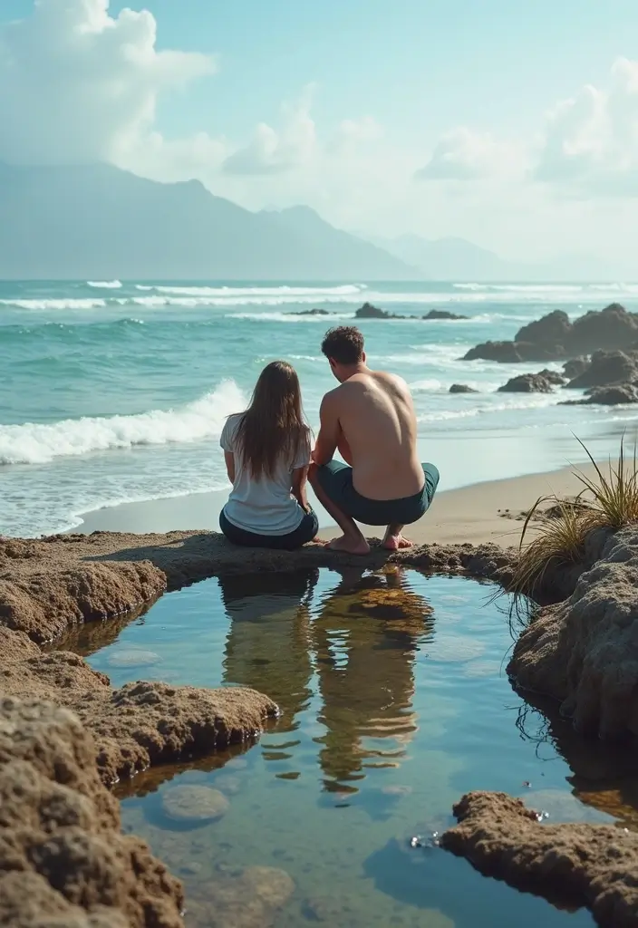 28 Outdoor Proposal Ideas That Take Her Breath Away - 18. Tidal Pool Proposal