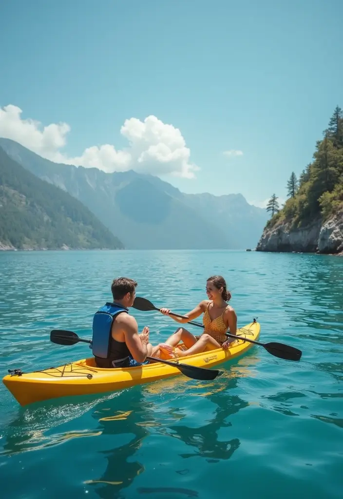 28 Outdoor Proposal Ideas That Take Her Breath Away - 22. Ocean Kayaking Proposal