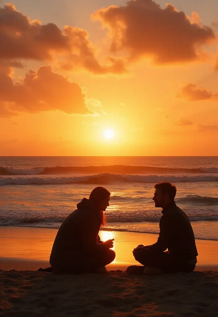 28 Outdoor Proposal Ideas That Take Her Breath Away - 24. Beach Sunrise Surprise