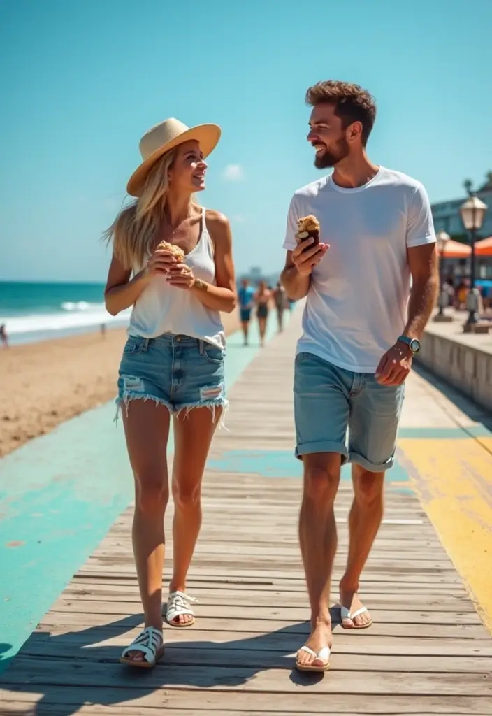 28 Outdoor Proposal Ideas That Take Her Breath Away - 25. Beach Boardwalk Proposal