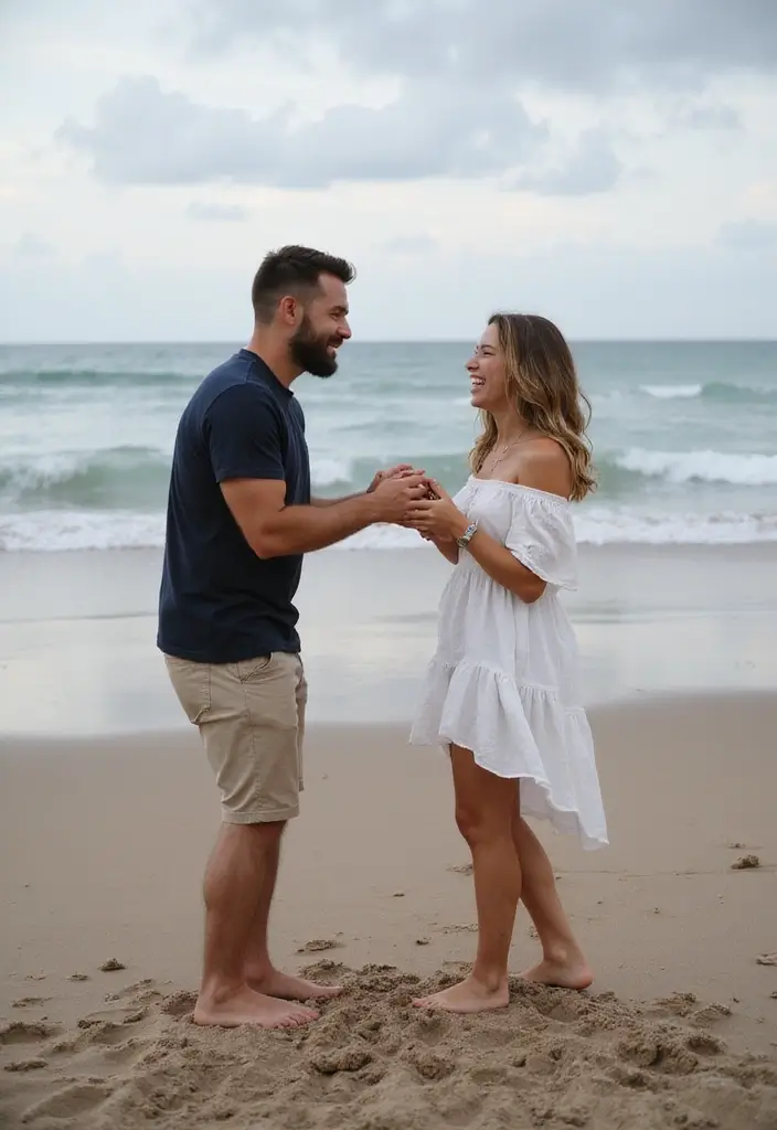 28 Outdoor Proposal Ideas That Take Her Breath Away - 28. Beach Escape Room