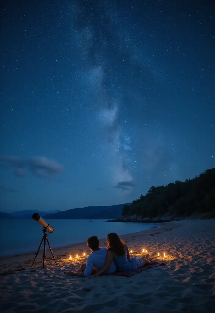 28 Outdoor Proposal Ideas That Take Her Breath Away - 5. Under the Stars Proposal