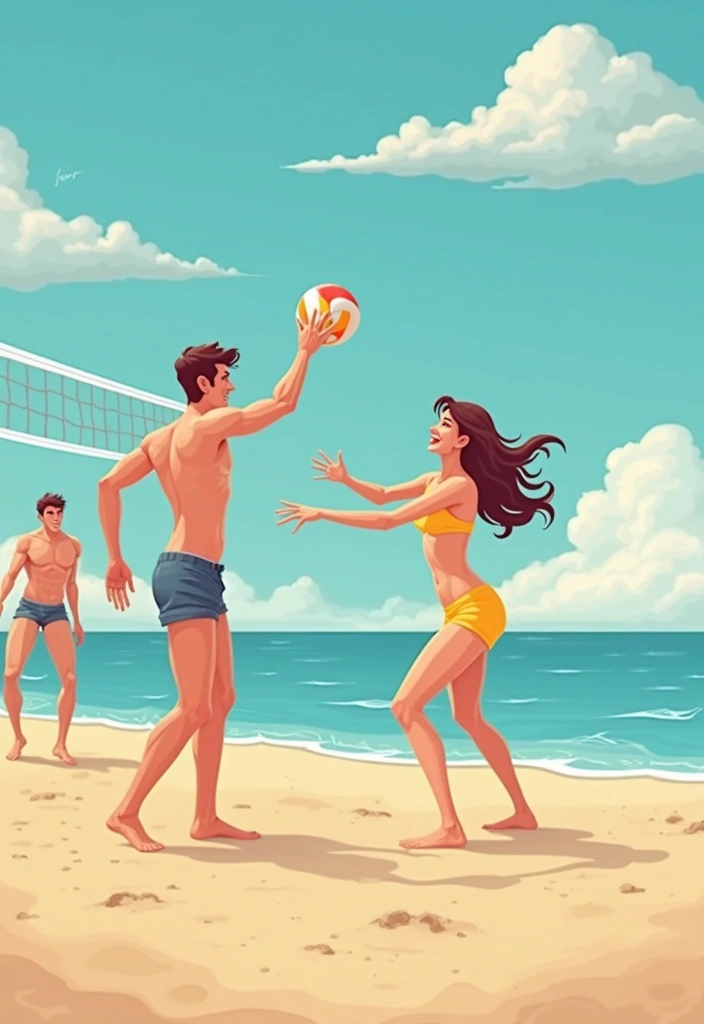 28 Outdoor Proposal Ideas That Take Her Breath Away - 8. Beach Volleyball Proposal