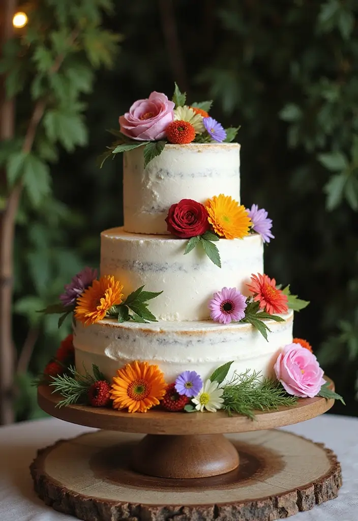 28 Quince Cake Ideas That Steal the Spotlight - 1. Whimsical Floral Quince Cake