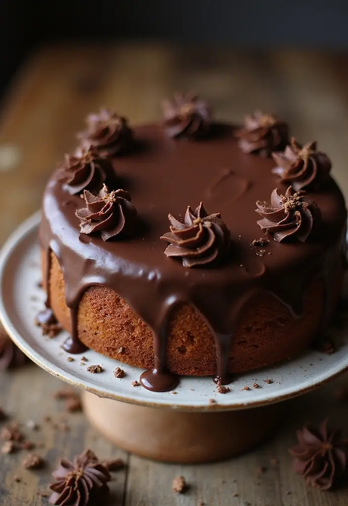 28 Quince Cake Ideas That Steal the Spotlight - 14. Chocolate Ganache Quince Cake