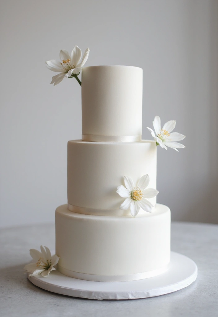 28 Quince Cake Ideas That Steal the Spotlight - 16. Modern Minimalist Quince Cake