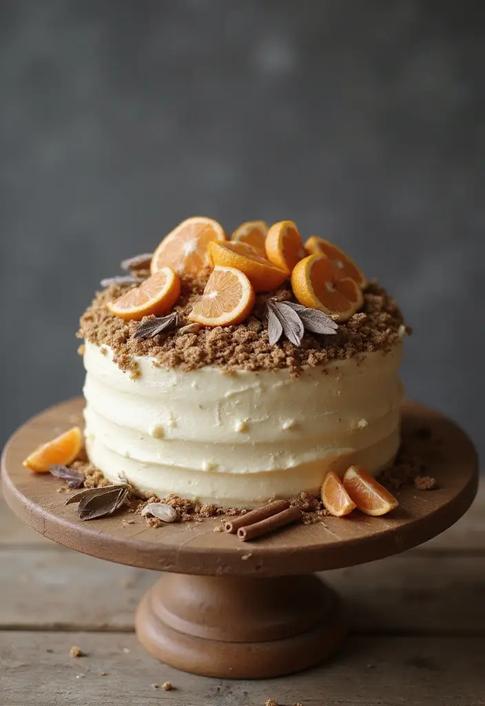 28 Quince Cake Ideas That Steal the Spotlight - 28. Rustic Tea-Stained Quince Cake