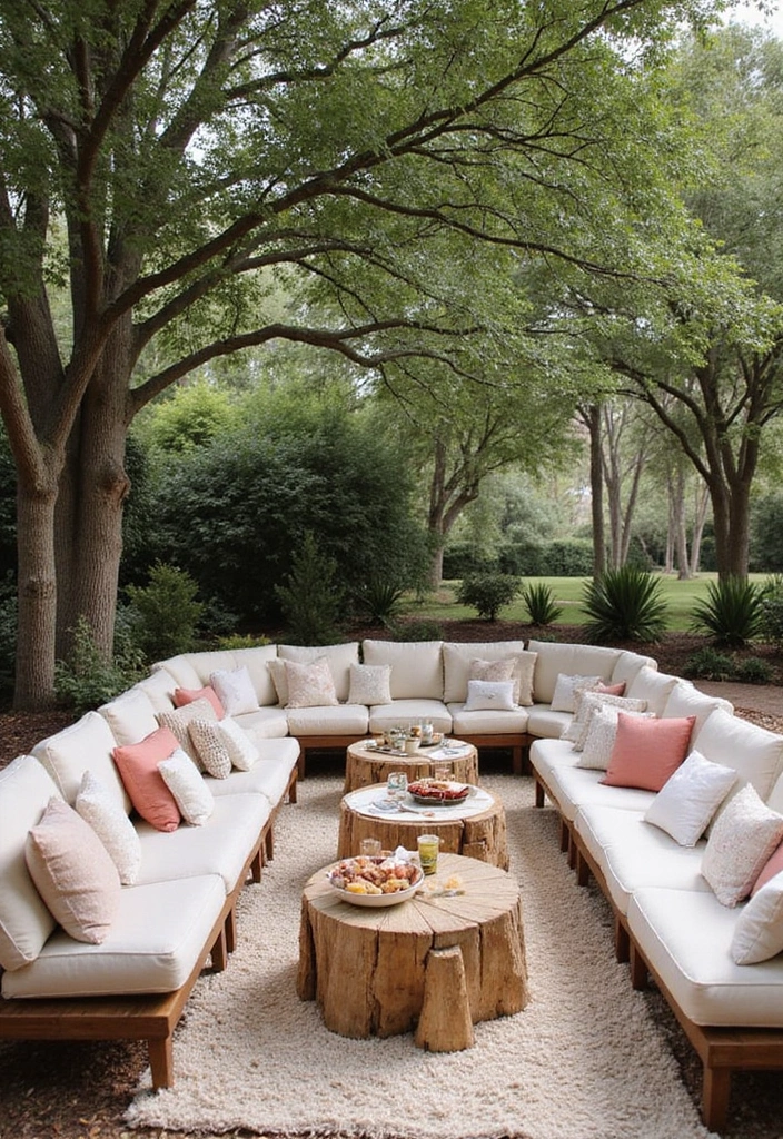 28 Romantic Valentine's Bridal Shower Ideas for Intimate Gatherings - 15. Unique Seating Arrangements