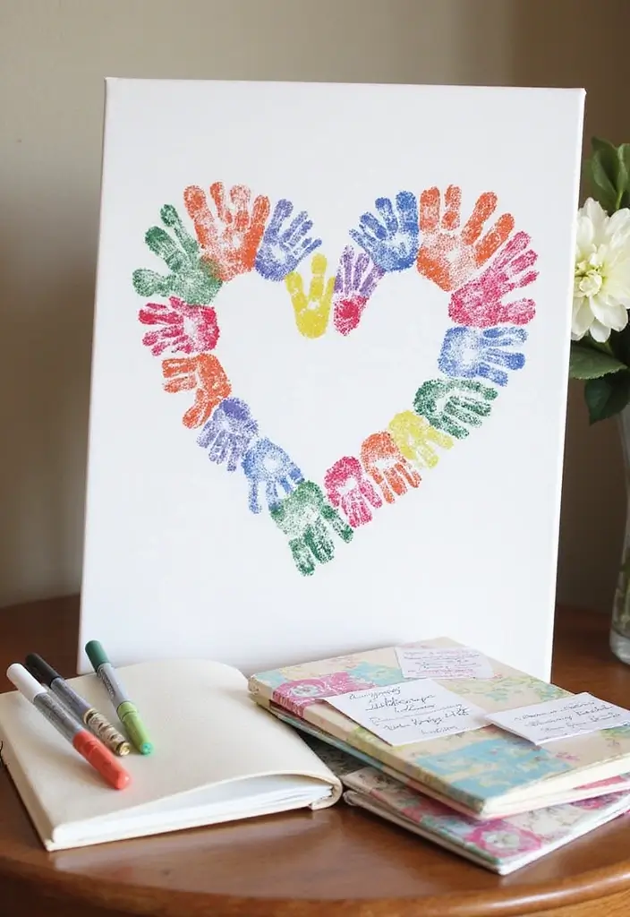 28 Romantic Valentine's Bridal Shower Ideas for Intimate Gatherings - 16. Personalized Guest Book