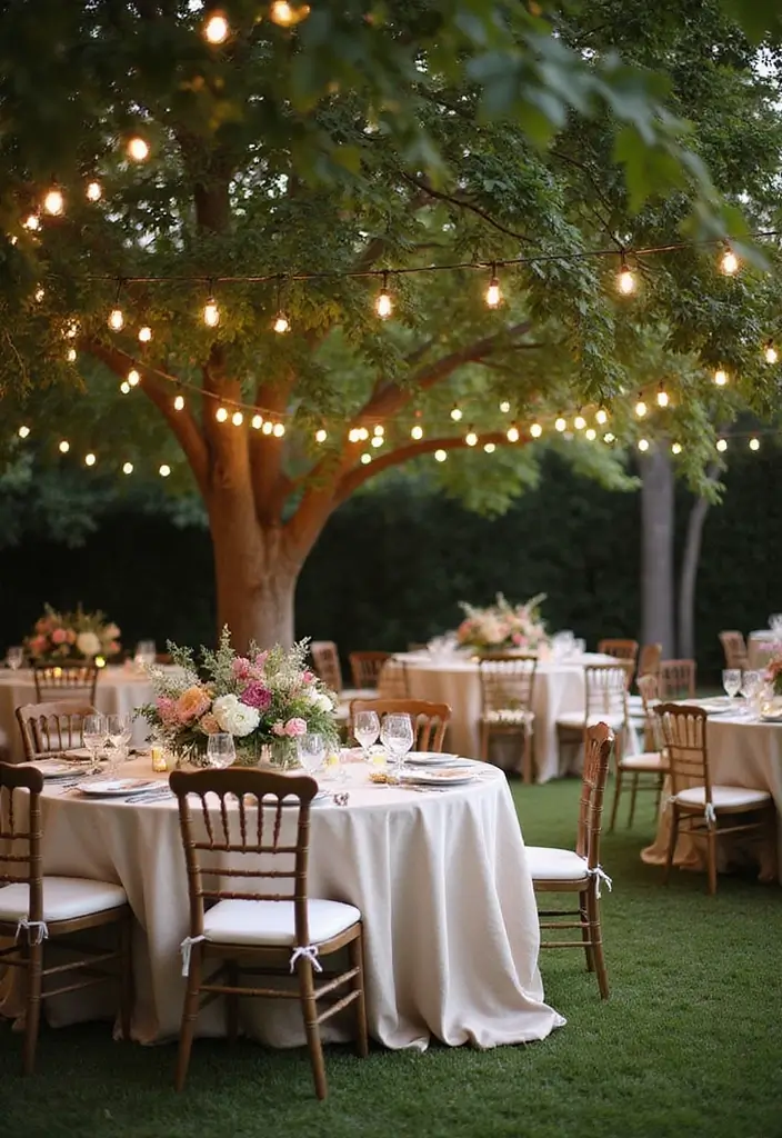 28 Romantic Valentine's Bridal Shower Ideas for Intimate Gatherings - 18. Romantic Outdoor Setup