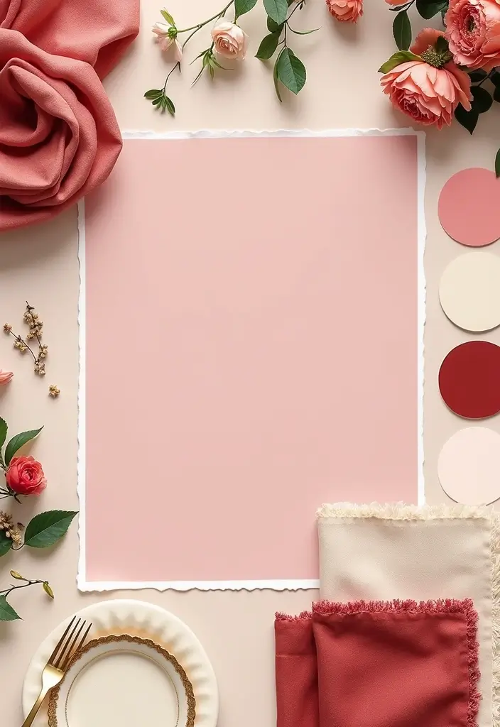 28 Romantic Valentine's Bridal Shower Ideas for Intimate Gatherings - 2. Romantic Color Palette