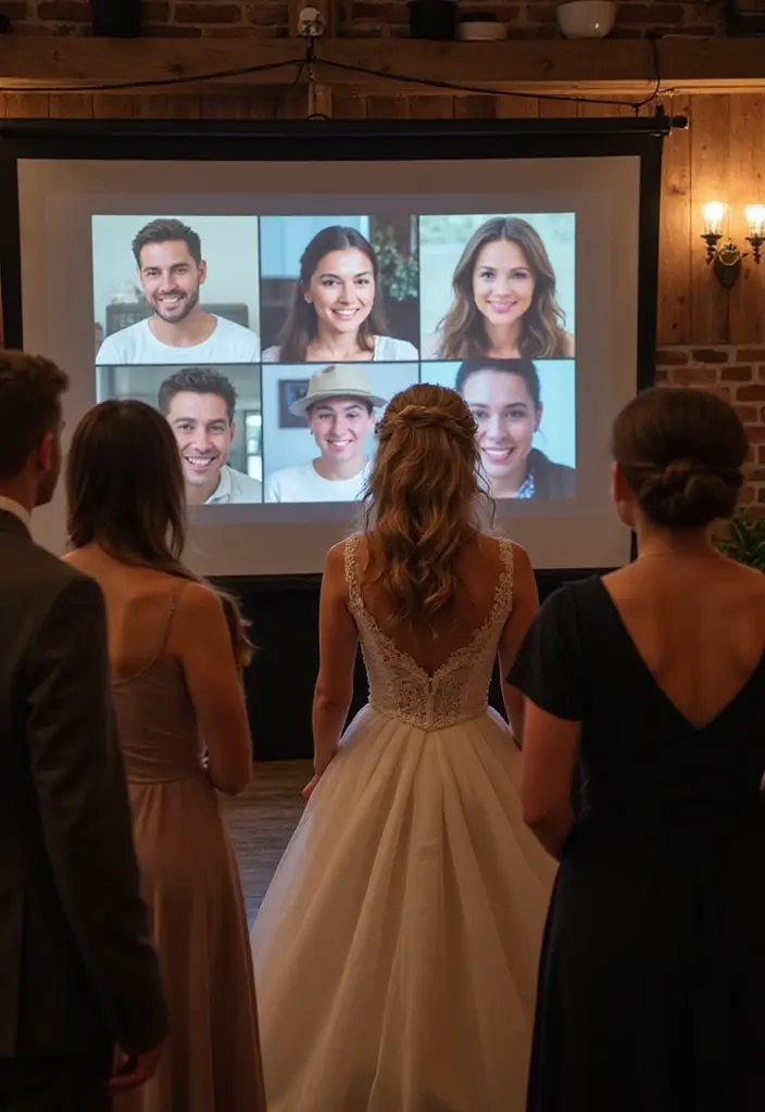 28 Romantic Valentine's Bridal Shower Ideas for Intimate Gatherings - 20. Surprise Video Messages