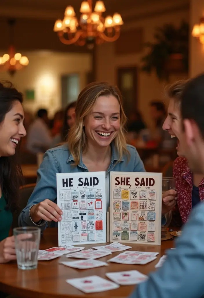 28 Romantic Valentine's Bridal Shower Ideas for Intimate Gatherings - 7. Love-Themed Games