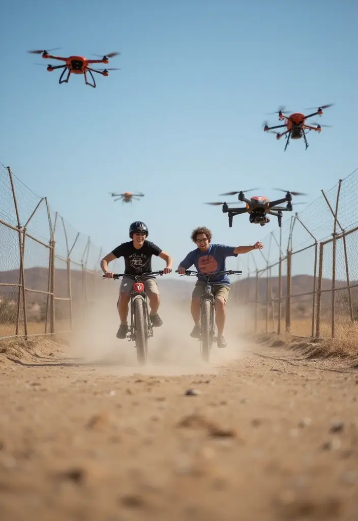 28 Stag Do Ideas That Guarantee Fun - 18. Drone Racing