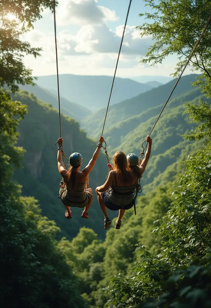 28 Stag Do Ideas That Guarantee Fun - 24. Zip Line Adventure