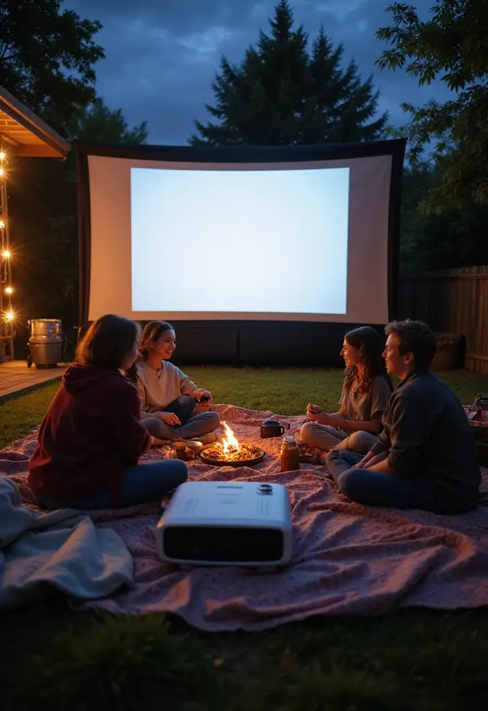 28 Stag Do Ideas That Guarantee Fun - 25. Outdoor Movie Night