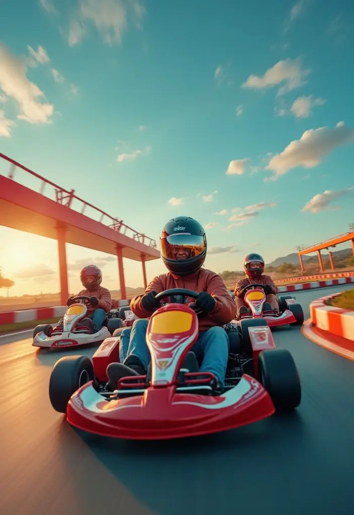 28 Stag Do Ideas That Guarantee Fun - 3. Go Karting