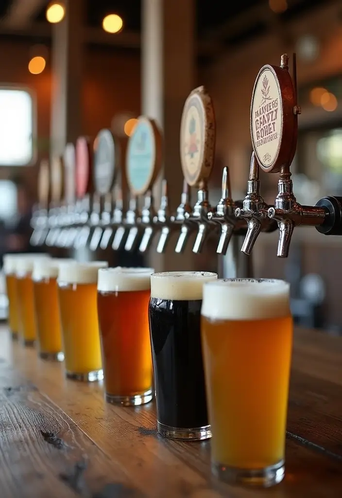 28 Wedding Bar Ideas That Keep the Party Flowing - 10. Craft Beer Selection