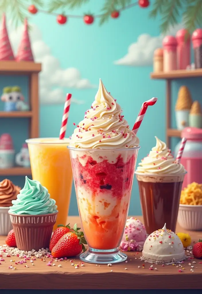 28 Wedding Bar Ideas That Keep the Party Flowing - 14. Ice Cream Float Bar