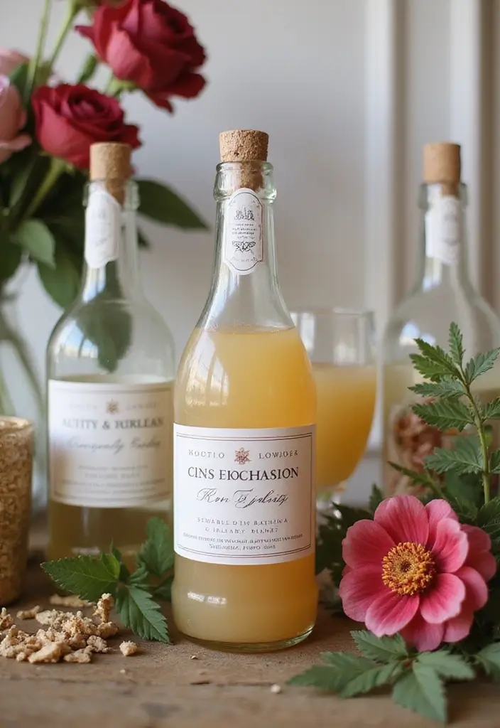 28 Wedding Bar Ideas That Keep the Party Flowing - 17. Personalize Drink Labels