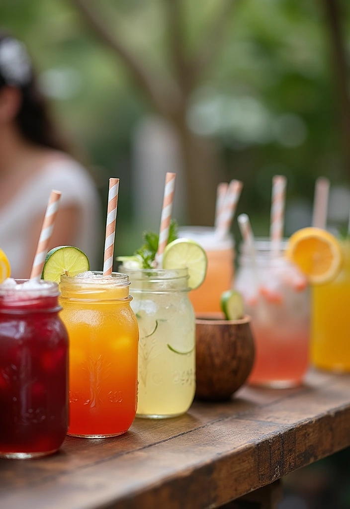 28 Wedding Bar Ideas That Keep the Party Flowing - 23. Creative Drinking Vessels